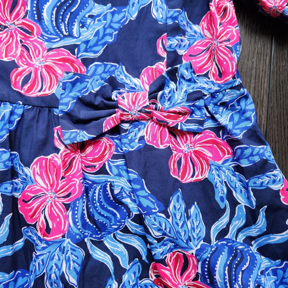 Lilly Pulitzer Girls Alannah Cotton Dress, size 5 - Picture 4 of 6